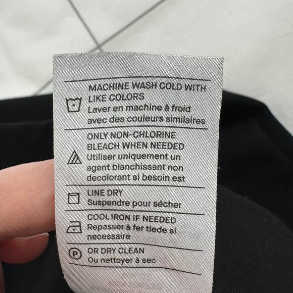 Vince Leggings Womens Medium Black Pull On Classic Stretch Ponte Knit Minimalist - Picture 5 of 12